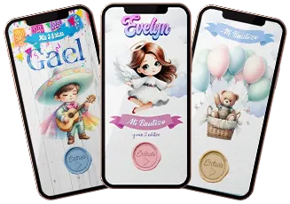 invitacion digital bautizo