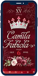 invitacion digital para XV Años20