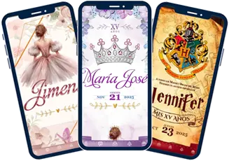 invitacion digital xv años